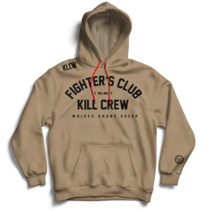 KILL CREW FIGHTER'S CLUB HOODIE - SAND
